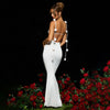 Women's Sleeveless Sweetheart Wrap Midi Dress — Solid A-Line Evening & Formal Gown