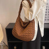 Quilted Padded Cloud Crossbody Bag for Women – Pleated Bubble Shoulder Tote & Bucket Handbag