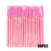 50/100-Pack Disposable Eyelash & Eyebrow Brushes - Soft Mascara Wands Spoolies for Lashes & Brows