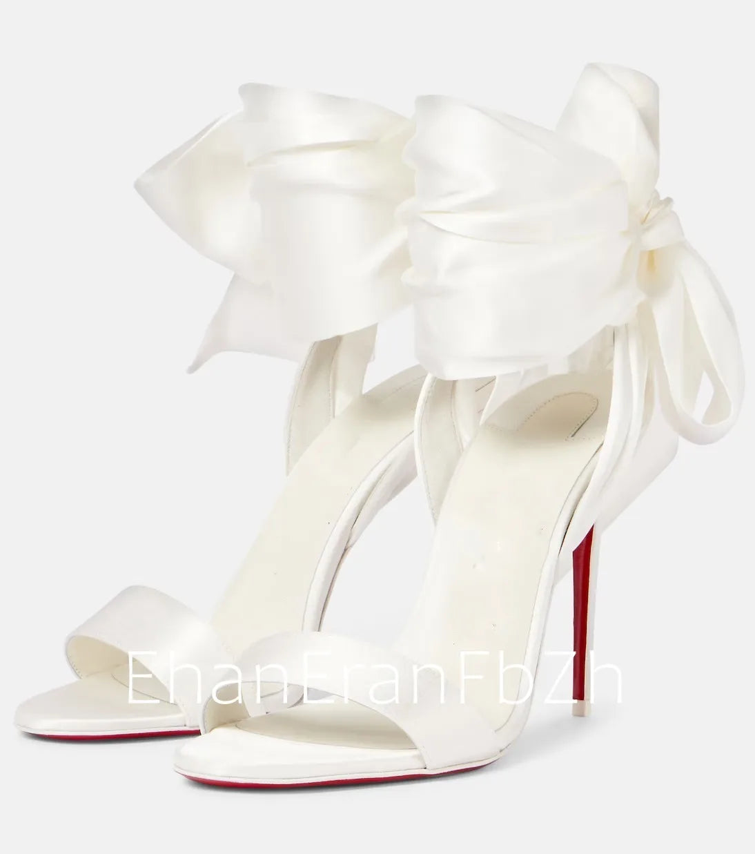 Women's Ankle Strap Stiletto Sandals 8 cm (3.15 in) High Heels Microfiber Wedding & Party Shoes