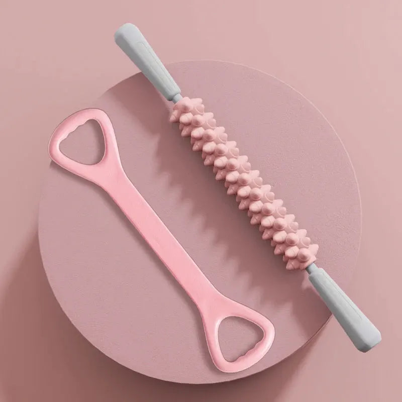 Wolf Tooth Muscle Massage Stick Roller - TPE Deep Tissue Massager for Calves, Thighs, Arms & Forearms, Yoga & Fitness Recovery