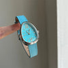 Snake Dial Women’s Quartz Watch - Red Leather Strap Fashion Wristwatch, Gift for Her