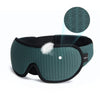 3D Contoured Memory Foam Sleep Mask – Light-Blocking Eye Shade with Adjustable Strap for Travel, Migraine & Insomnia