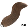24-Inch (61 cm) Synthetic Braided Ponytail Extension – Black Long Straight Hairpiece with Elastic Band