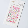 Christmas 3D Self-Adhesive Nail Stickers Gingerbread Snowflake Penguin Bell Holiday Nail Art Decals