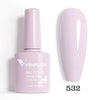 Hema-Free TPO-Free Gel Nail Polish 7.5ml, Glitter Jelly & Nude Shades, Soak-Off UV/LED Full Coverage French