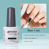 Red Semi-Permanent UV Gel Nail Polish 15ml (0.5 fl oz) Top & Base Hybrid