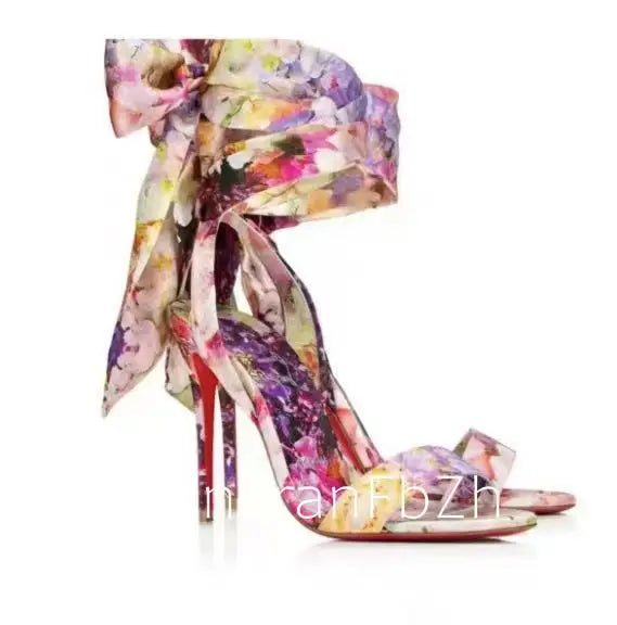 Women's Ankle Strap Stiletto Sandals 8 cm (3.15 in) High Heels Microfiber Wedding & Party Shoes