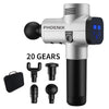 Deep Tissue Percussion Massage Gun – Muscle Recovery & Pain Relief, Up to 20 Speeds, 2500mAh Battery, Multiple Interchangeable Heads