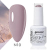 15ml Gel Nail Polish 65 Colors Soak-Off UV/LED Semi-Permanent Nail Gel Varnish