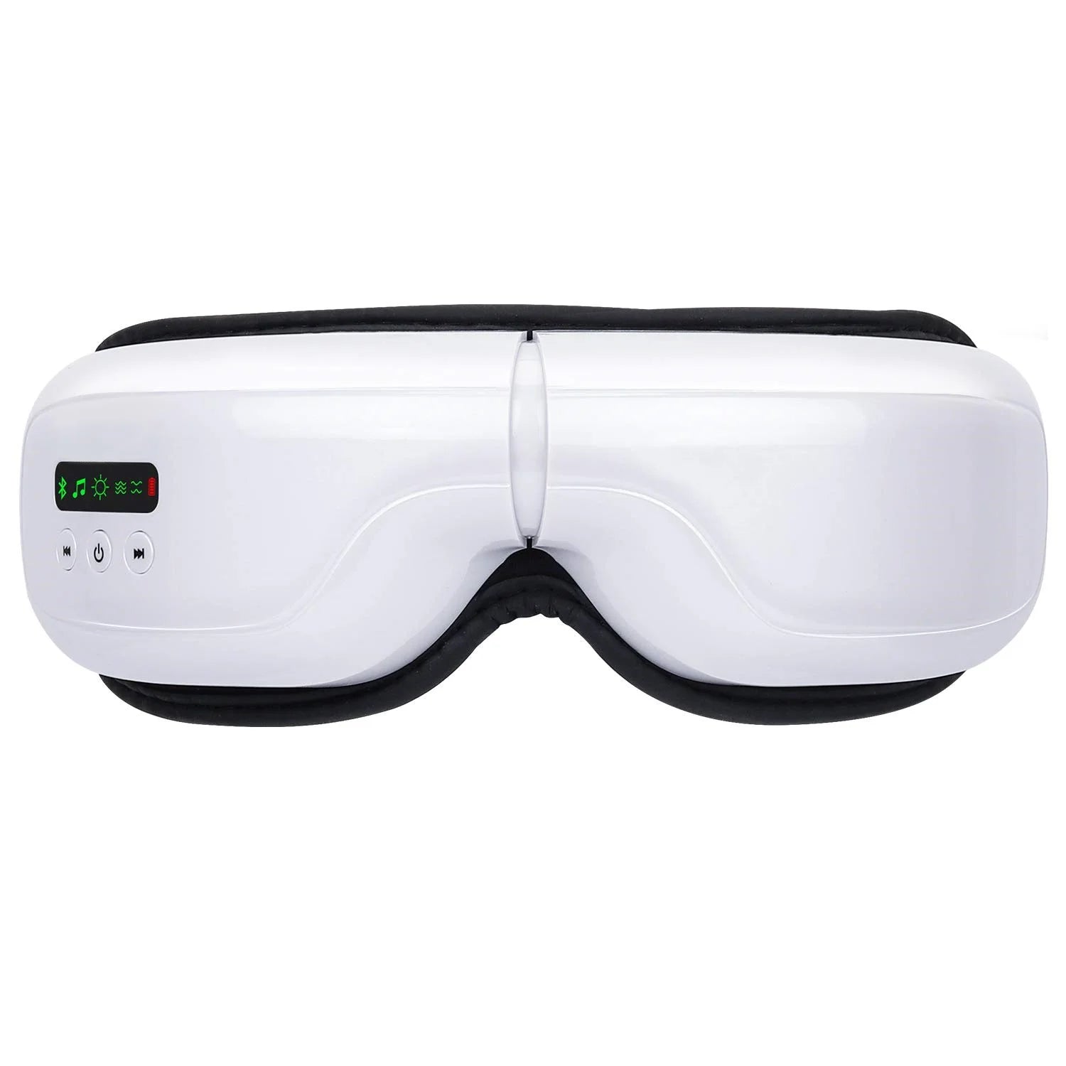 Heated Bluetooth Eye Massager for Migraine Relief & Dry Eyes - Portable Eye Mask with 5 Massage Modes