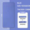 20mm NBR Yoga Mat – 79 x 23.6 x 0.8 in (2000×600×20 mm) Non-Slip Moisture-Proof Exercise & Camping Mat