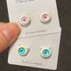 Korean Star Moon Butterfly Stud Earring Set Vintage Aesthetic Heart Y2K Jewelry for Women