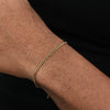Gold Stainless Steel Cuban Link Bracelet - Unisex Hip Hop Chain with Lobster Clasp