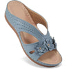 Women's Floral Hollow Wedge Sandals Platform Non-Slip Casual Beach Comfort Plus Size 43