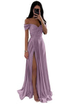Off-the-Shoulder Lace V-Neck Backless Ball Gown — Floor-Length Bridesmaid & Prom Dress (Black, White, Burnt Orange)