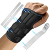 Adjustable Wrist Support Brace with Thumb Stabilizer - Left or Right Hand Wristband for Fitness, Weightlifting & Carpal Tunnel Relief