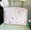 Large Capacity Women's Cosmetic Bag - Plaid Zipper Travel Makeup Clutch, Multiple Sizes (Up to 24 x 18 x 7.5 cm | 9.4 x 7.1 x 3.0 in)
