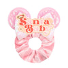 Disney Mouse Ears Sequin Velvet Bow Elastic Headband 4 in (10 cm) – Women's & Girls Party Hair Accessory