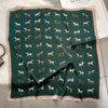 Polyester Satin-Look Square Scarf 70 x 70 cm (27.6 x 27.6 in), Cat Print Headscarf, Neck Wrap, Bandana for Women
