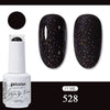 Glitter Gel Nail Polish 15ml Soak-Off UV/LED Base & Top Coat, 321 Colors