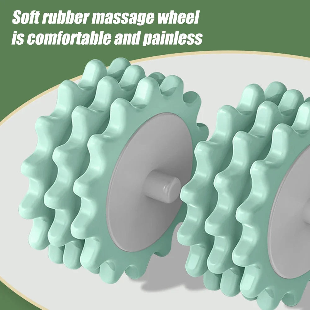 Anti-Cellulite Body Massage Roller - Manual Muscle Massager for Neck, Shoulders, Back, Arms & Legs