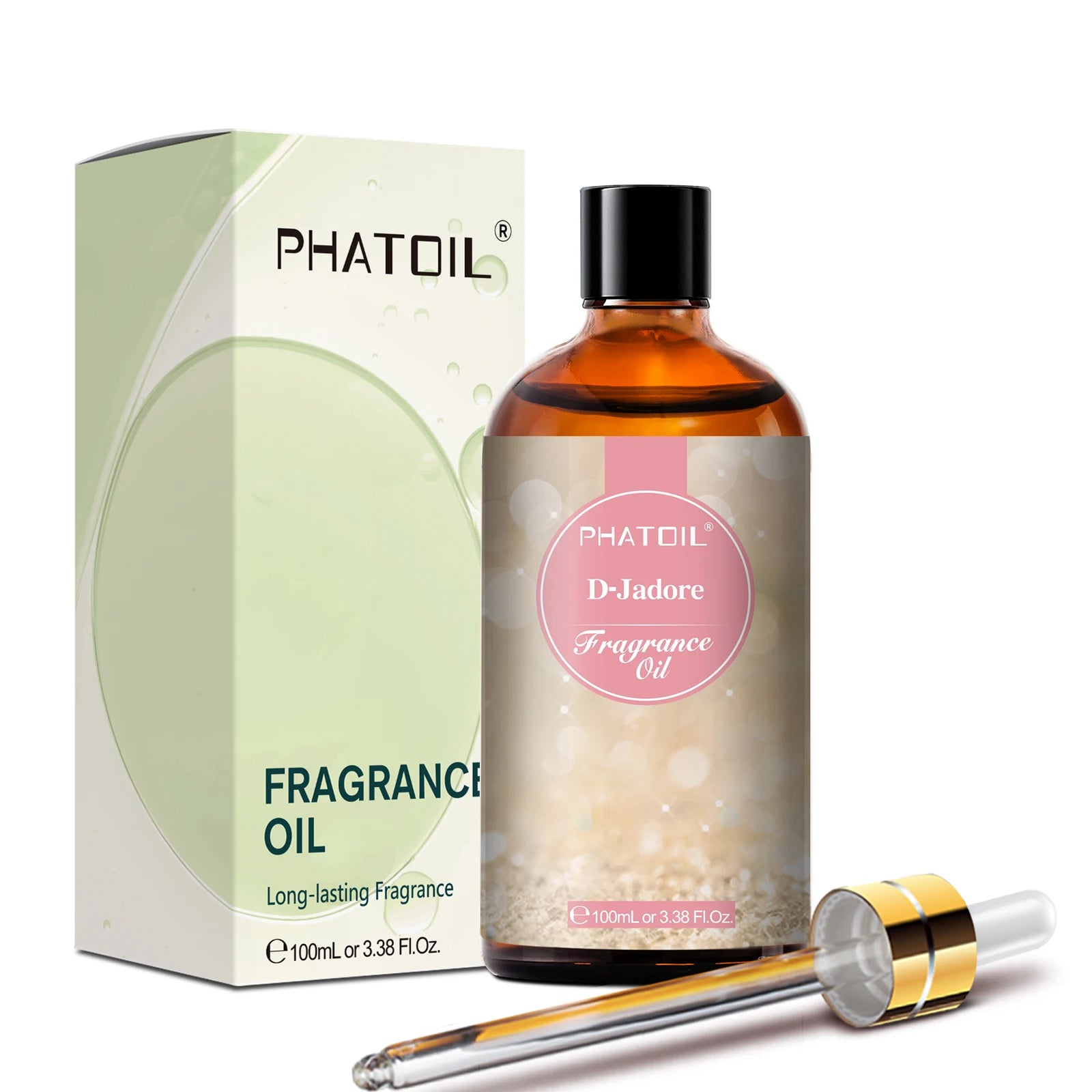 PHATOIL 100ml (3.4 fl oz) Fragrance Oil – Coconut & Vanilla, Bubble Gum, Sea Breeze, White Musk – Aromatherapy Oils for Candles, Soap Making & Diffusers