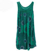 Plus Size Women's Summer Lace Print Camisole Dress – Sleeveless Loose Swing Long Sundress