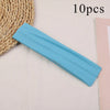 10-Pack Elastic Headbands for Women – Solid Color Sports, Yoga & Fitness Hair Bands