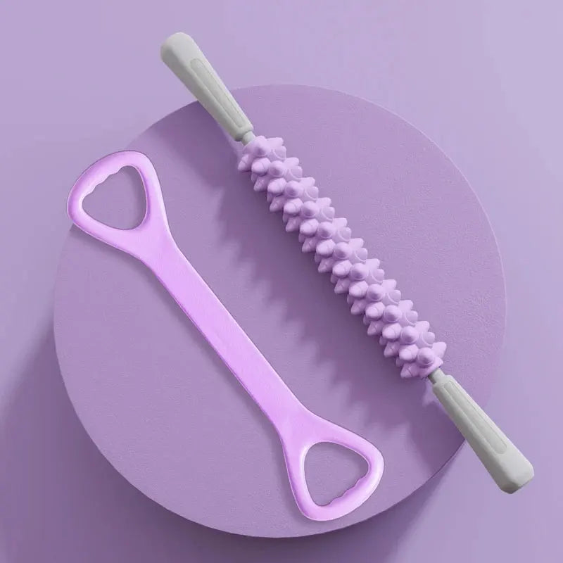 Wolf Tooth Muscle Massage Stick Roller - TPE Deep Tissue Massager for Calves, Thighs, Arms & Forearms, Yoga & Fitness Recovery