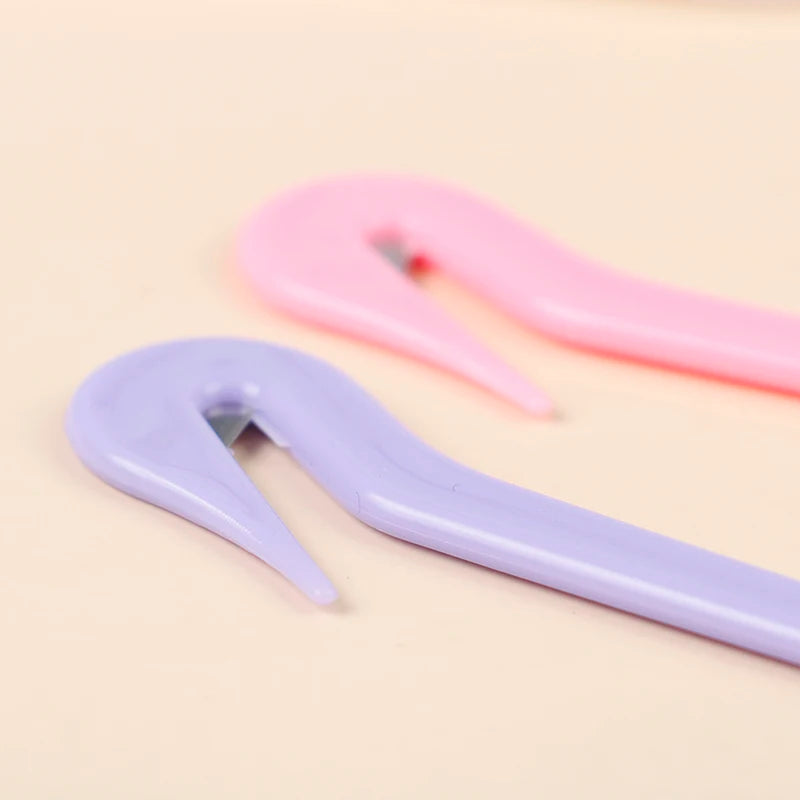5-Pack Hair Band Cutter & DIY Headband Styling Tool – Elastic Hair Bands Kit (Purple/Pink)
