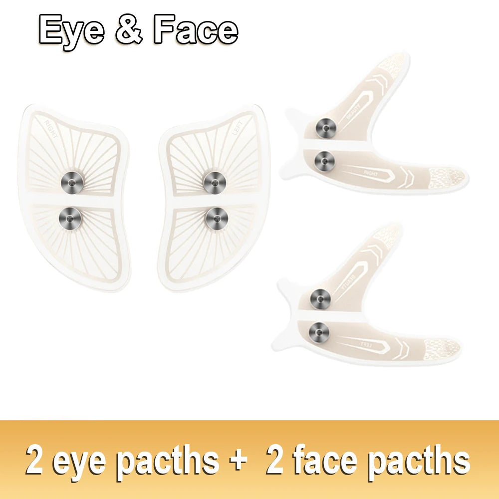 EMS Facial & Eye Massager - Electric Muscle Stimulator for Face Lifting, Wrinkle Reduction & Fatigue Relief