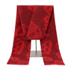 Red Cashmere Tassel Scarf Shawl Soft Winter Pashmina Wrap for Women