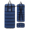 5-Layer Foldable Rolling Travel Bag with Spinner Wheels - Large Waterproof Luggage for Weekend Getaways