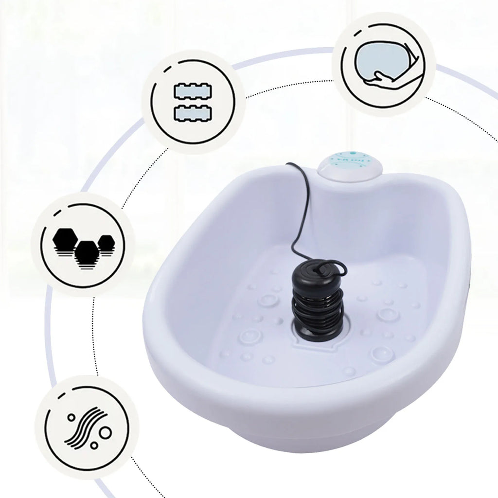 Ionic Foot Bath Detox Machine – 30-Minute Timer, 12V Negative Ion Foot Spa for Home & Salon