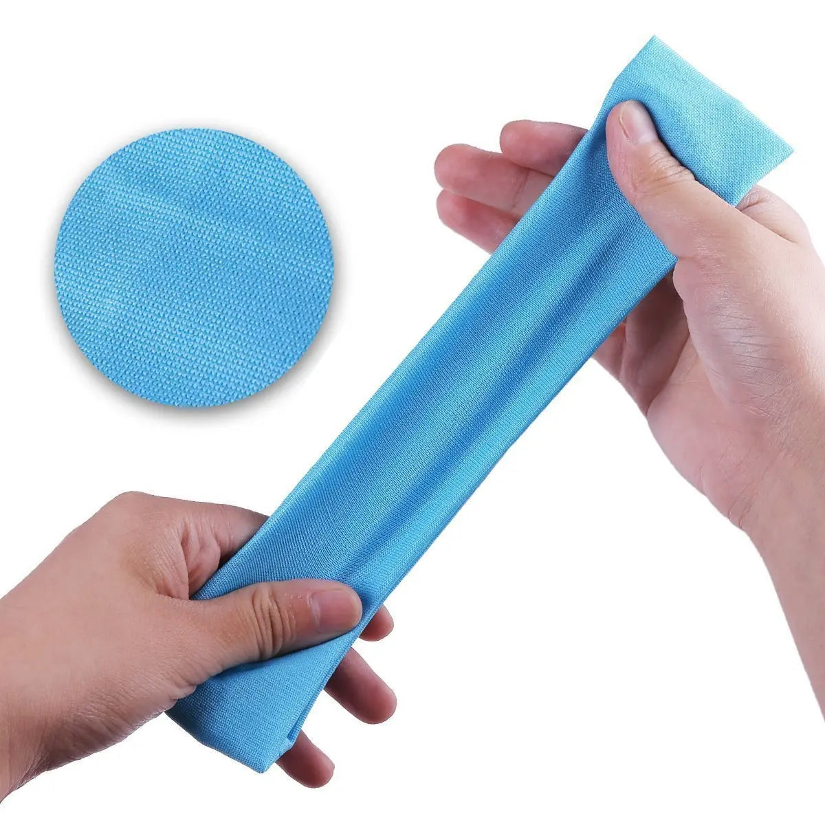 10-Pack Elastic Headbands for Women – Solid Color Sports, Yoga & Fitness Hair Bands