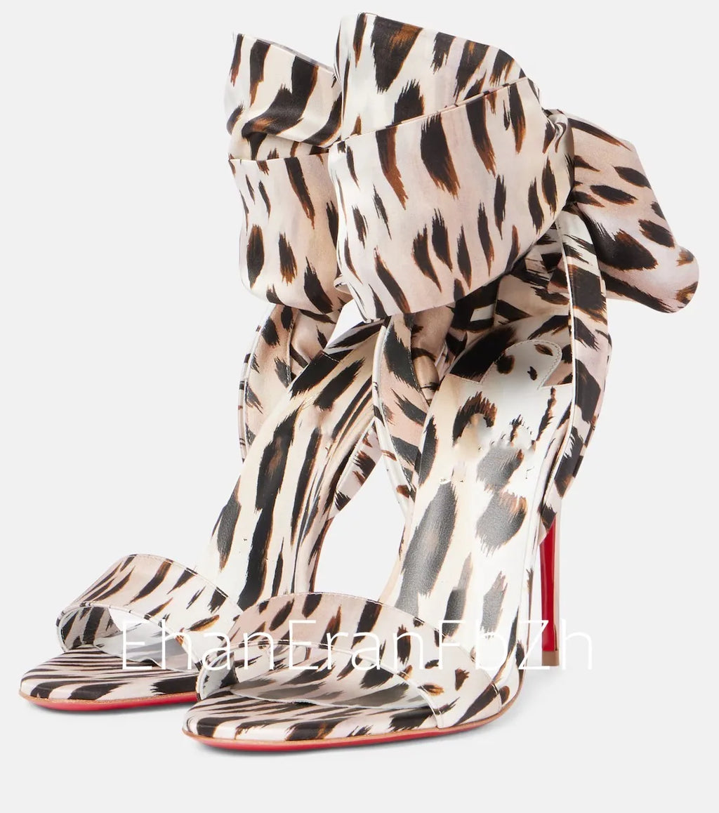 Women's Ankle Strap Stiletto Sandals 8 cm (3.15 in) High Heels Microfiber Wedding & Party Shoes