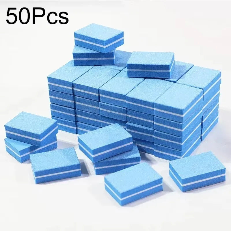 Mini Nail Buffing & Sanding Blocks - 10-100 Pc Pack Nail Buffer Files for Manicure, Pedicure & Nail Art