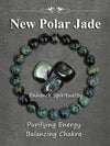 Natural Pyrite Bead Bracelet Unisex Healing Stone Jewelry for Wealth Abundance and Protection