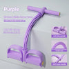 6-Tube Resistance Band Set with Pedal Puller – Multi-Function Tension Rope for Home Gym, Yoga & Strength Training