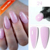 15ml (0.5 fl oz) Quick Extension Gel Nail Polish Nude Milk White Builder Hard Gel Varnish UV/LED