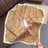 Polyester Satin-Look Square Scarf 70 x 70 cm (27.6 x 27.6 in), Cat Print Headscarf, Neck Wrap, Bandana for Women