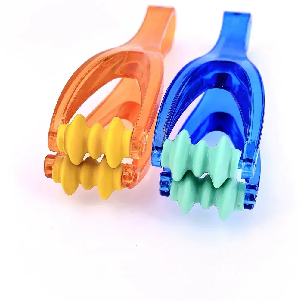 Mini 2-Roller Finger Massager with Elastic Handle for Joint Pain Relief & Improved Blood Circulation