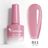 Hema-Free TPO-Free Gel Nail Polish 7.5ml, Glitter Jelly & Nude Shades, Soak-Off UV/LED Full Coverage French