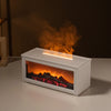 7-Color Mini Flame Aromatherapy Diffuser - Essential Oil Fireplace Humidifier