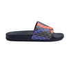Women's Letter Print Beach Slippers, Flat PVC Casual Slides