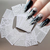 3D Floral Nail Stickers Cherry Blossom Rose Daisy Heart Manicure Decals 20/30/60/70/90 pcs 5.5×6 cm (2.17×2.36 in)