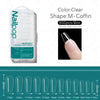 600-Piece Full Cover False Nail Tips Acrylic Nail Capsules Clear Semi-Matte Stiletto Coffin Almond Square Oval