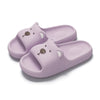Pillow Rabbit Slippers for Women – Plush Bunny Slide House Slippers with Cushioned Thick EVA Sole