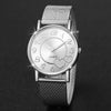 Women's Heart Dial Quartz Watch 38mm Casual Analog with 20mm Rubber Band - Fashion Gift
